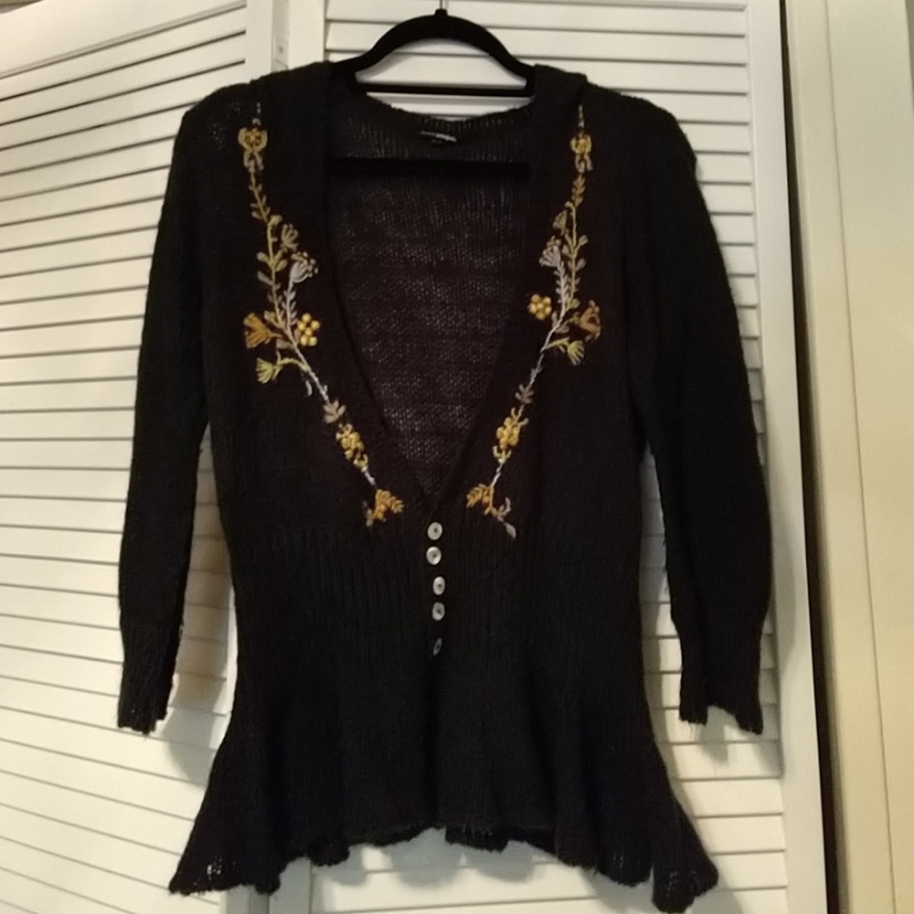 Anthropologie wooden ships soft sweater "M/L"